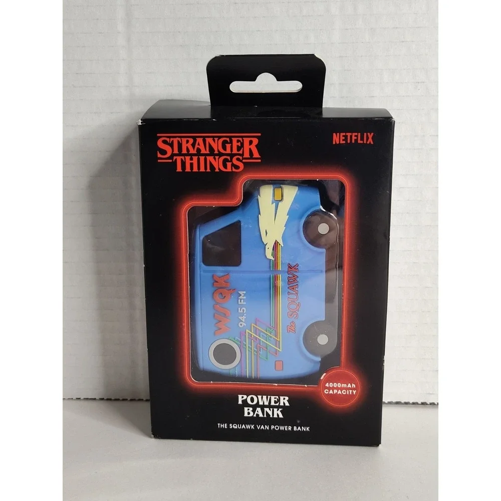 The Stranger Things The Squawk Van Power Bank 4000mAh BRAND NEW BOX DAMAGE